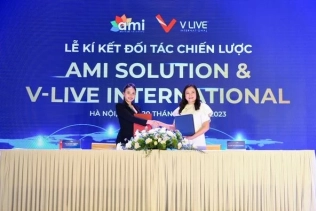 AMI KÝ KẾT HỢP TÁC CHIẾN LƯỢC VỚI V LIVE INTERNATIONAL