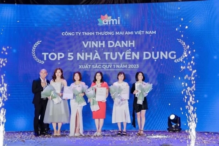 VINH DANH TOP 5 NHÀ TUYỂN DỤNG XUẤT SẮC NHẤT QUÝ 1 NĂM 2023