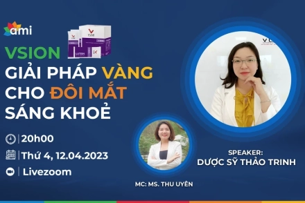 LIVESTREAM: V SION - GIẢI PHÁP VÀNG CHO ĐÔI MẮT SÁNG KHOẺ