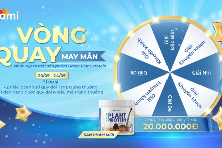 VÒNG QUAY MAY MẮN - NHÂN DỊP AMI RA MẮT SẢN PHẨM MỚI